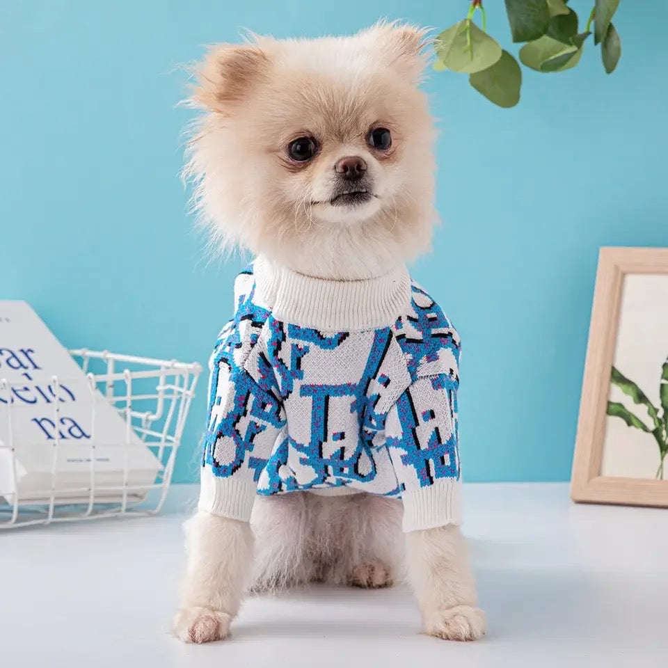 Samantha Cozy Knit Dog Sweater